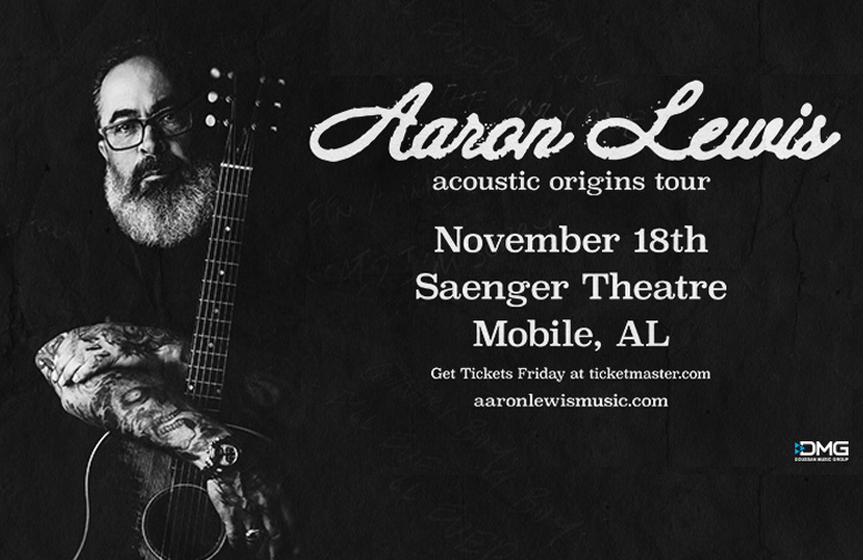 Aaron Lewis 2026 & 2027 live concert poster